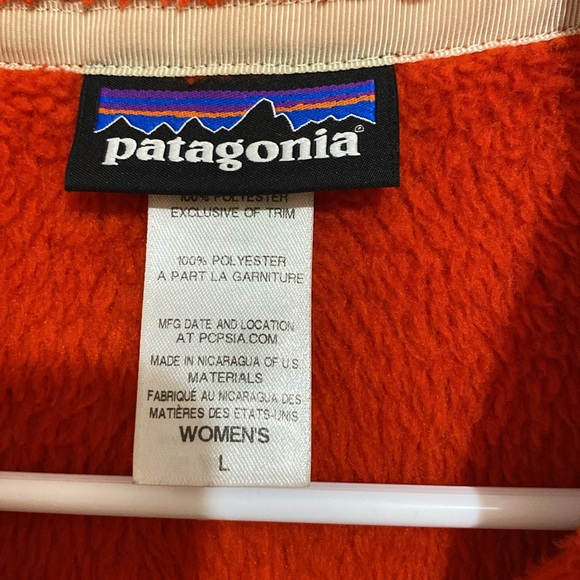 Womens Patagonia Retool Resnap Fleece Pullover Size Large - Picture 4 of 4